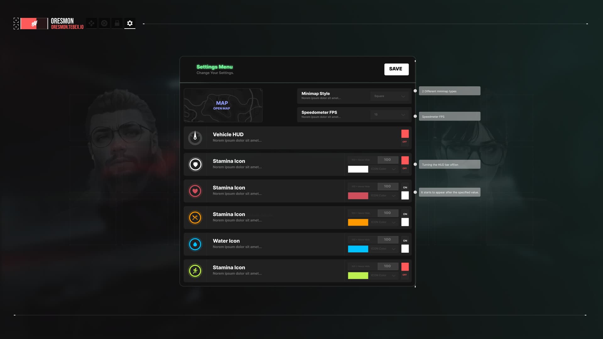 0r hud — FiveM Scripts (Standalone)