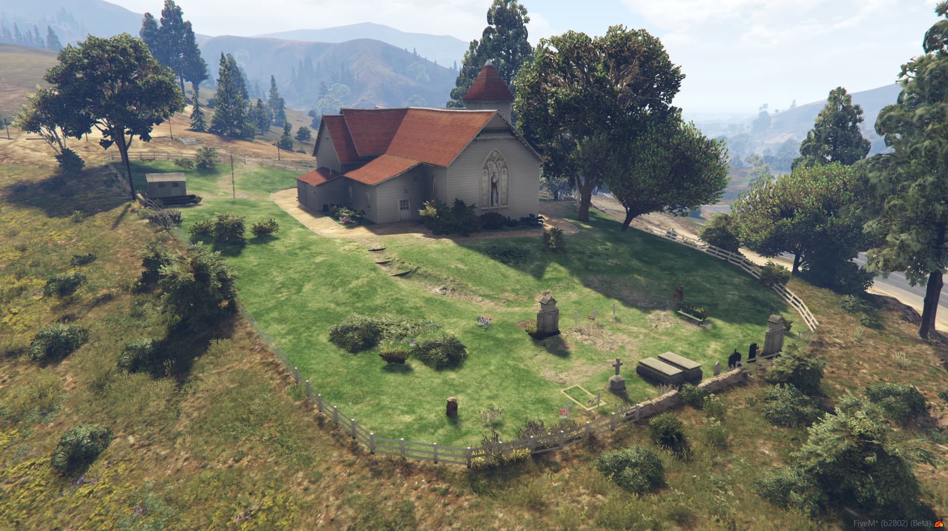 devastated church